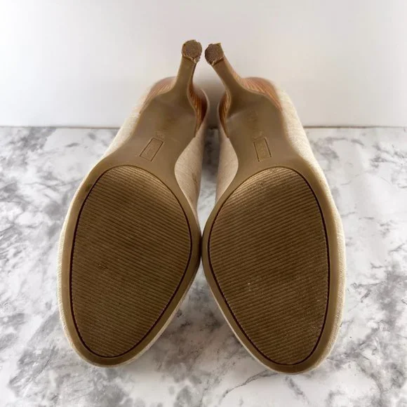 Kelly & Katie Women's Isabel Linen Pump Size 9.5 - Picture 8 of 11